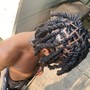 Loc retwist w/style