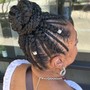 Box Braids (Short, Short Boho) medium/large