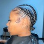 4-6 Braids Into Bun *Women