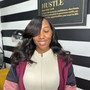 Flip Over Sew-In + Wand Curls