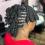 Small bob boho knotless braids