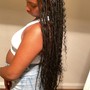 Small Knotless Braids