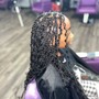 Large Knotless Braids