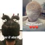 Short hair ladies ..Wrap and style ( relaxed hair )