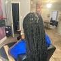 Large Knotless Braids