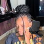 Short freestyle braids