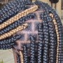 Wrap goddess braids