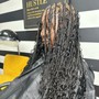 Medium Knotless Braids