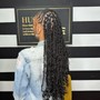 Fulani Feedin Braids + Half Sew-In