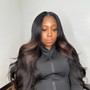 10-12 Feedin Braids + Half Sew-In