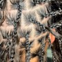 Human Hair Knotless Braids