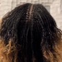 Temporary Microlocs with Natural hair