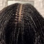 Temporary Microlocs with Natural hair