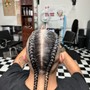 2 Braids (with natural hair)