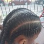 Natural Cornrows Takedown