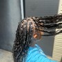 Smedium Knotless braids