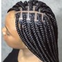 2 cornrows braids