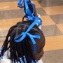 Kid's Braids with weave