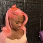 Wig Install (frontal) color hair included!