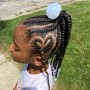 Kids Tribal/ Half Knotless