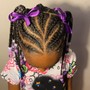 Kids Tribal/ Half Knotless