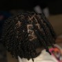 Loc Retwist Mid-Back