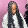 5-7 feed in braids