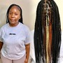 Medium Knotless Braids. (Braided Hair iNCLUDED)!!!