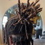 Adult Loc retwist and style