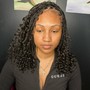 Bob length Small Knotless w/ Bohoo style