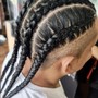 Kid's natural braids 10 years old and under