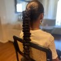 Feed in Braided Ponytail