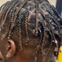 Kid's Knotless braids medium size