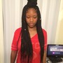 Box Braids small mid back