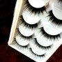 Strip Lashes and Individual Lashes ($25)