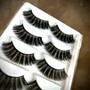 Strip Lashes and Individual Lashes ($25)