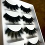 Strip Lashes and Individual Lashes ($25)