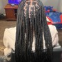 Small Knotless Braids