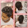 Updo Special Occasion Styling/ Finger Waves