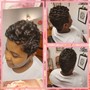 Updo Special Occasion Styling/ Finger Waves