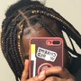 Straight back Cornrows (6 Braids)