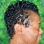 Comb Twist Ear Length or Shorter