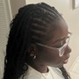 Half knotless Braids /half lemonade braids