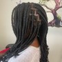 Large Knotless box braids