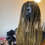 Knotless braids (medium )