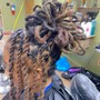 Loc retwist and style