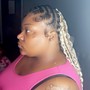 Medium Knotless Braids