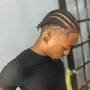 Men individual natural hair