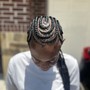 Small Lemonade/Ponytail Braids