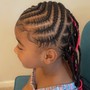 Kid's Braids (12yr and under) with extensions